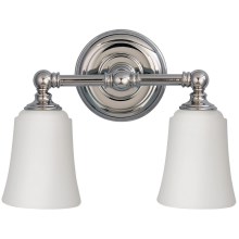 Elstead FE-HUGOLAKE2BATH - LED Zidna svjetiljka za kupaonicu HUGOLAKE 2xG9/3W/230V IP44