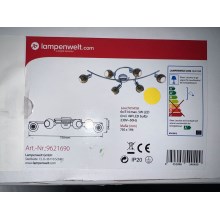Lampenwelt - LED Reflektorska svjetiljka 6xE14/4W/230V