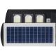LED Solarna ulična svjetiljka sa senzorom STREET 3xLED/9W/3,2V IP65 + daljinski upravljač