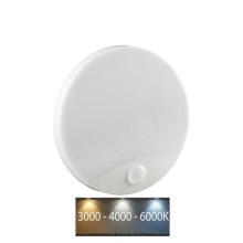LED Zidna svjetiljka za kupaonicu sa senzorom LED/15W/230V 3000/4000/6000K IP44 bijela