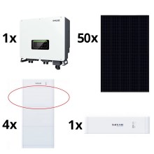 Solarni sklop SOFAR Solar - 20kWp panel RISEN Full Black + 20kW SOLAX pretvarač 3f + 20 kWh baterija SOFAR s upravljačkom jedinicom baterije