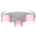 Stropna svjetiljka DIXIE 3xGX53/11W/230V ružičasta