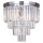 Zuma Line - Kristalna stropna svjetiljka 5xE14/40W/230V krom