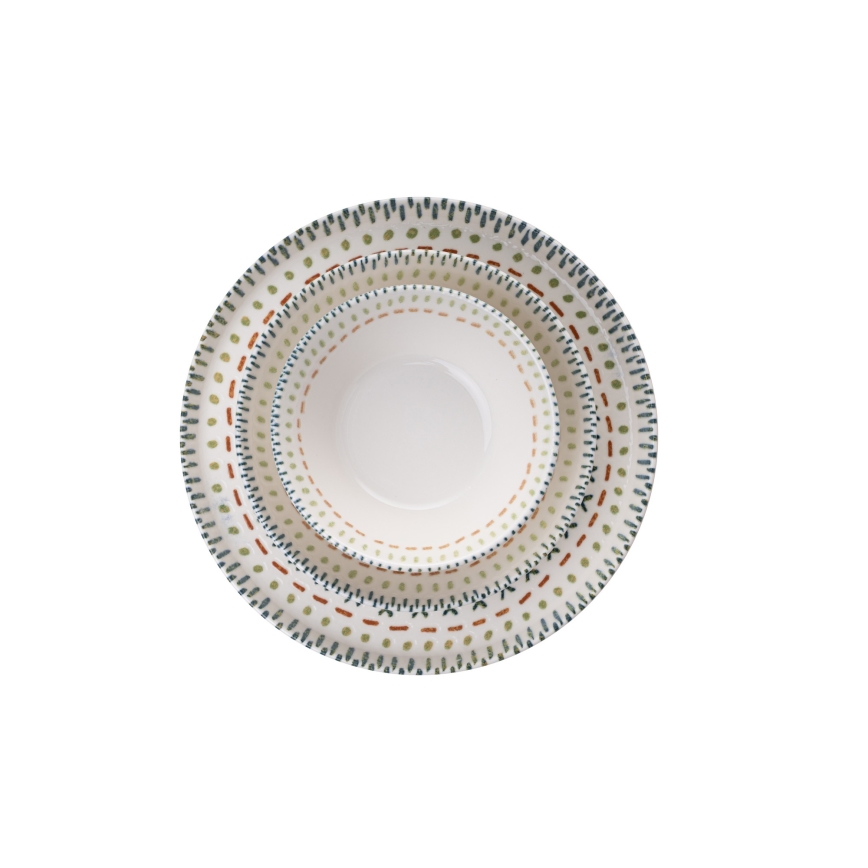 12-dijelni set za jelo, višebojan/porculan