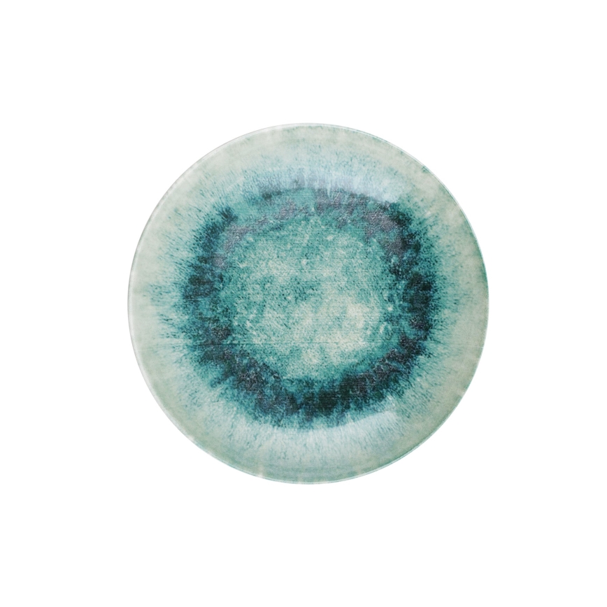 18-dijelni plavi set posuđa od porculana