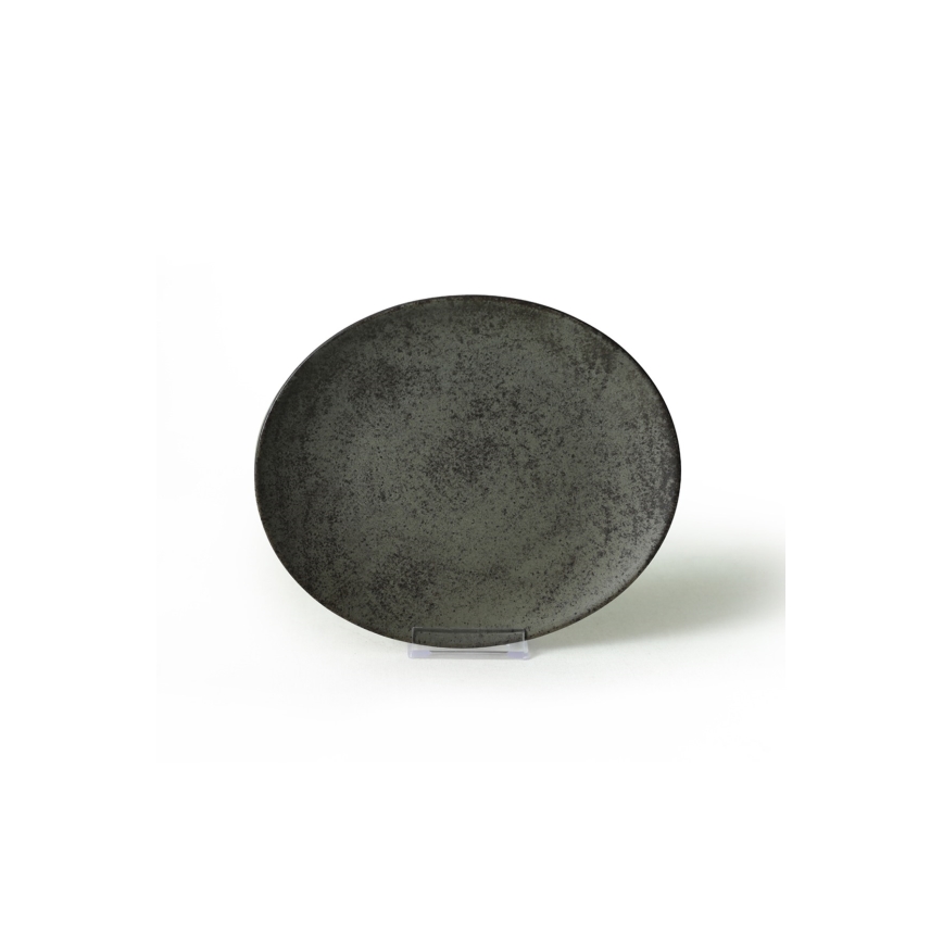 18-dijelni set posuđa antracit/zelena/kamenina