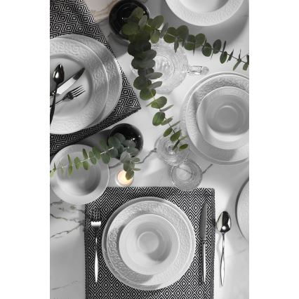 18-dijelni set posuđa, bijeli porculan