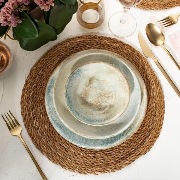 18-dijelni set za jelo, šaren/porculan