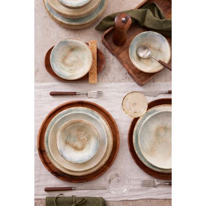 18-dijelni set za jelo, šaren/porculan