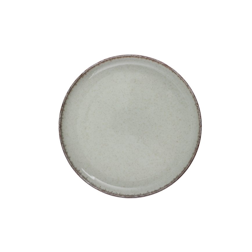 18-dijelni set za jelo, zeleni/porculan