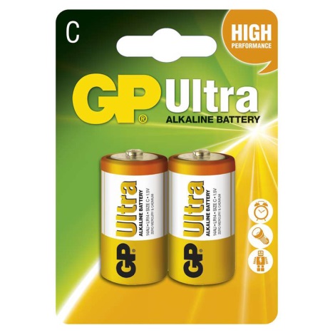 2 kmd Alkalna baterija C GP ULTRA 1,5V