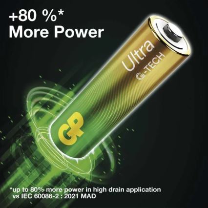 2 kmd Alkalna baterija C GP ULTRA 1,5V