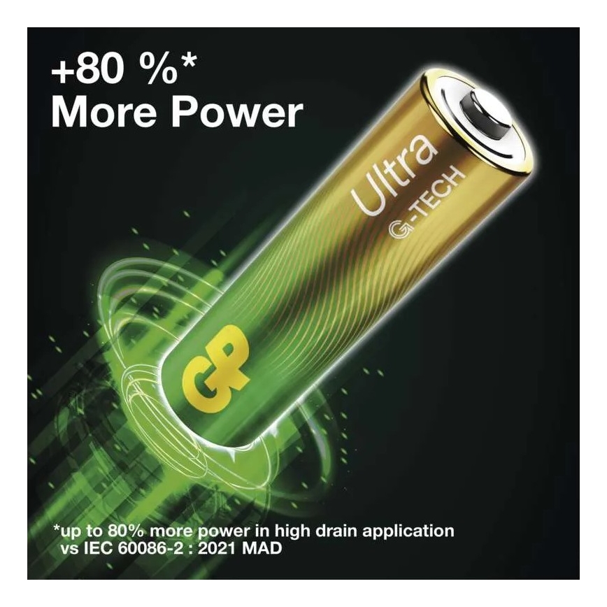 2 kmd Alkalna baterija C GP ULTRA 1,5V