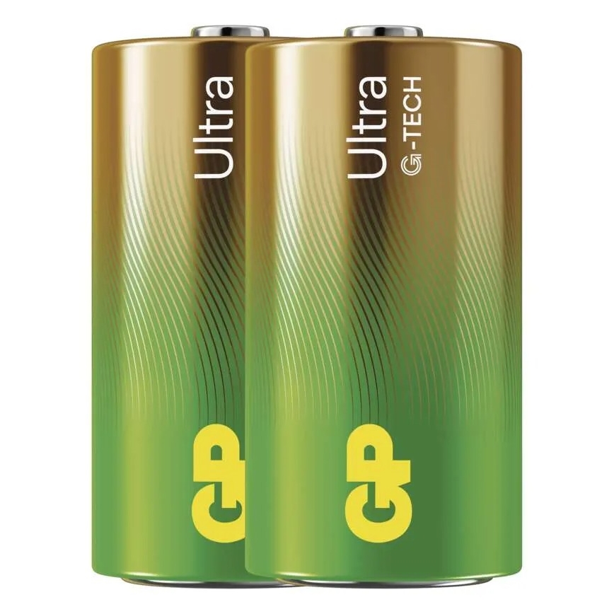 2 komada alkalne baterije C GP ULTRA 1,5V