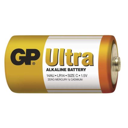 2 komada alkalne baterije C GP ULTRA 1,5V