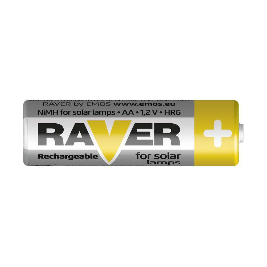 2 kom Punjiva baterija AA RAVER NiMH/1,2V/600 mAh