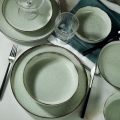 24-dijelni porculanski set za jelo u elegantnoj zelenoj boji