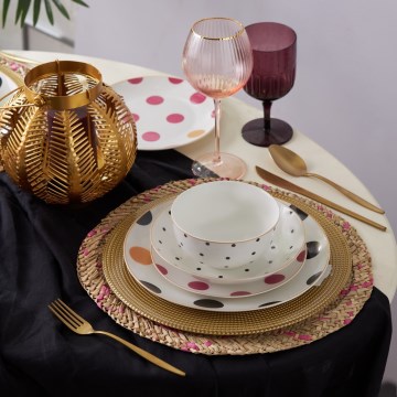 24-dijelni šareni porculanski set