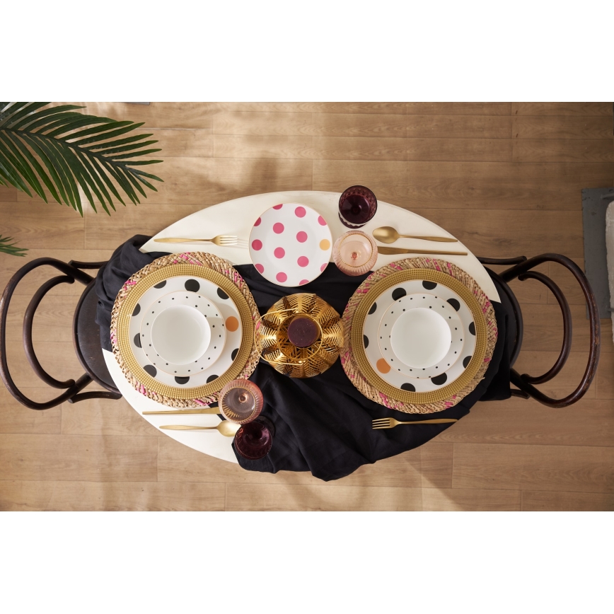 24-dijelni šareni porculanski set