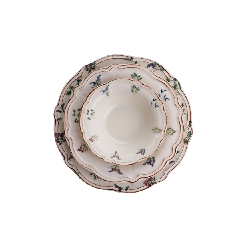 24-dijelni šareni set za jelo/porculan