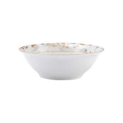 24-dijelni set posuđa, bijele/sive boje, porculan