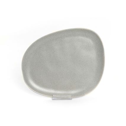 24-dijelni set posuđa, siva/kamenina