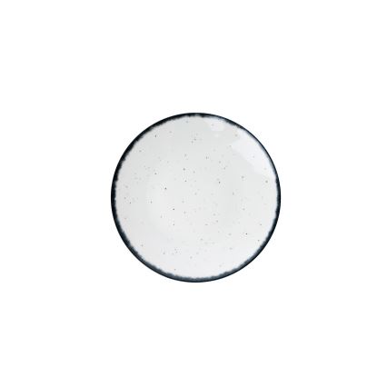 24-dijelni set za jelo, bijeli/crni, porculan