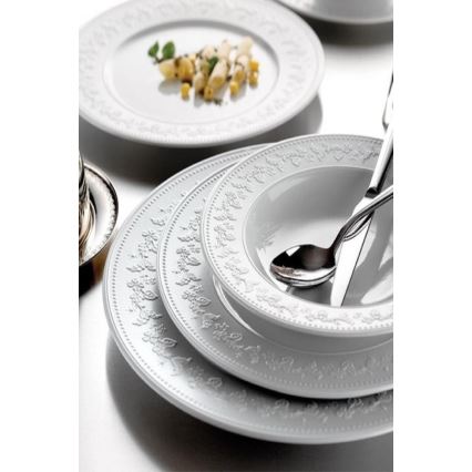 24-dijelni set za jelo, bijeli/porculan