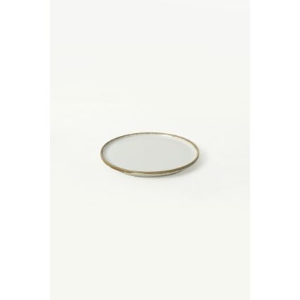 24-dijelni set za jelo, krem/smeđa/keramika