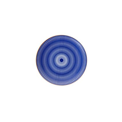 24-dijelni set za jelo plava/narančasta/porculan