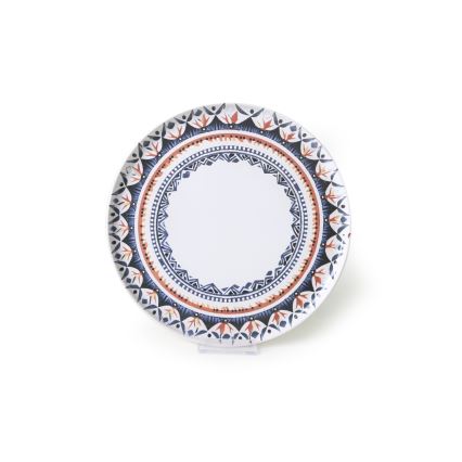 24-dijelni set za jelo – šaren, od kamenine