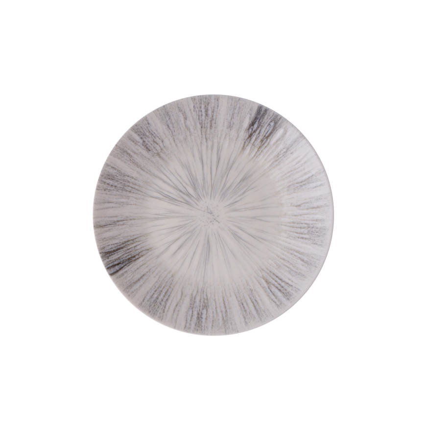 24-dijelni set za jelo, siva/porculan