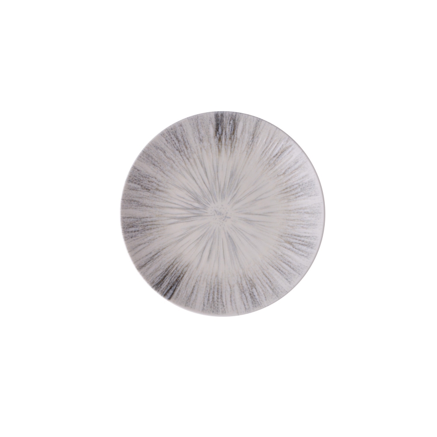 24-dijelni set za jelo, siva/porculan