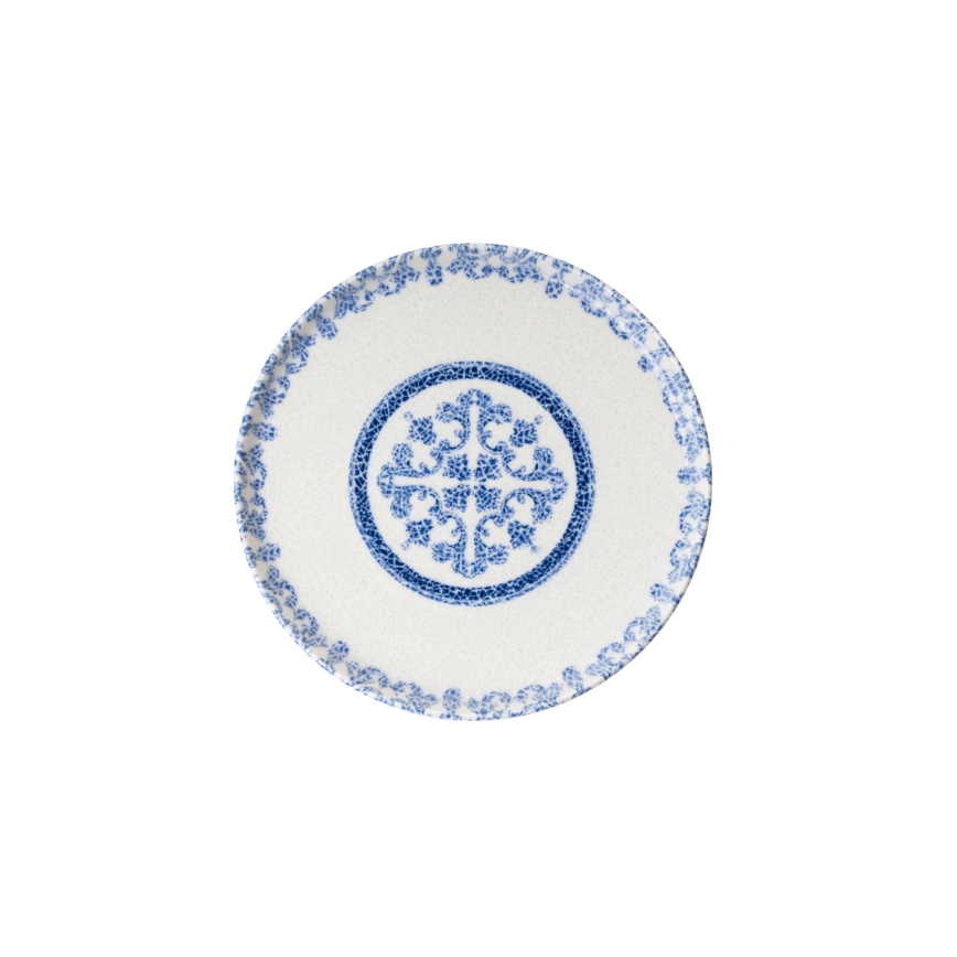 27-dijelni set posuđa, bijelo/plavo, porculan