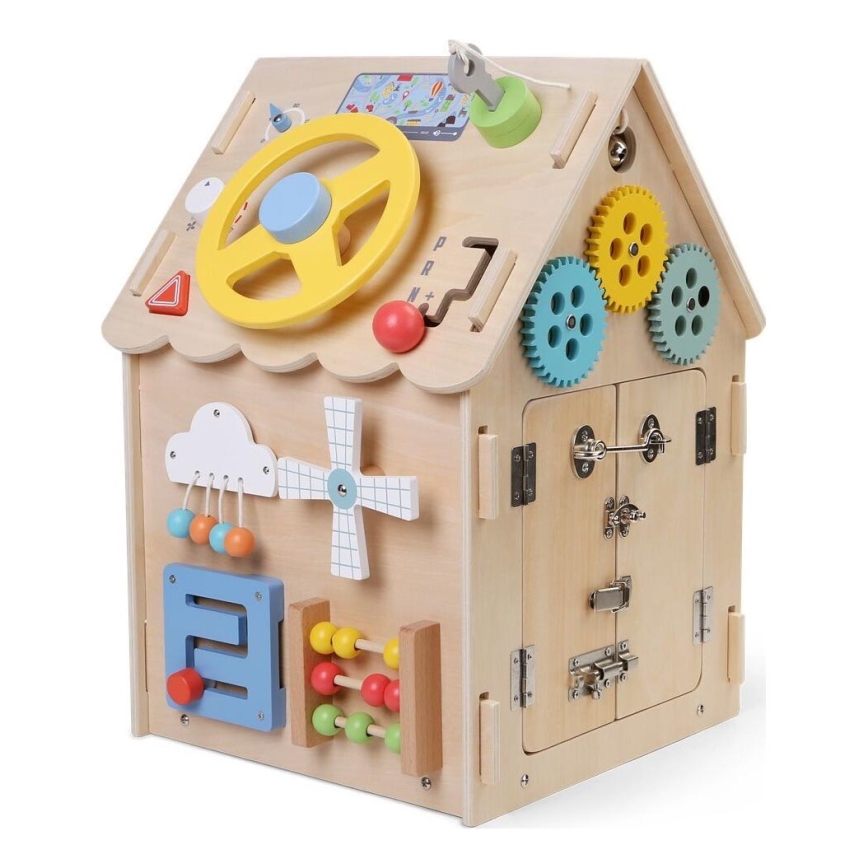 2Kids Toys - Activity board kućica bež