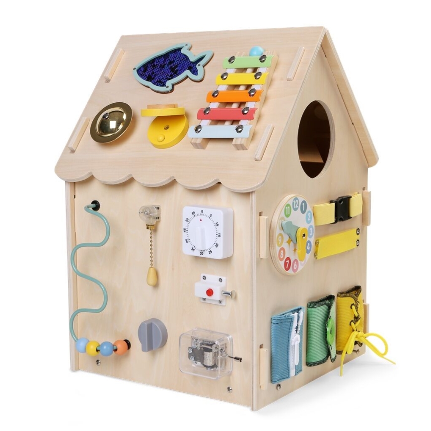 2Kids Toys - Activity board kućica bež