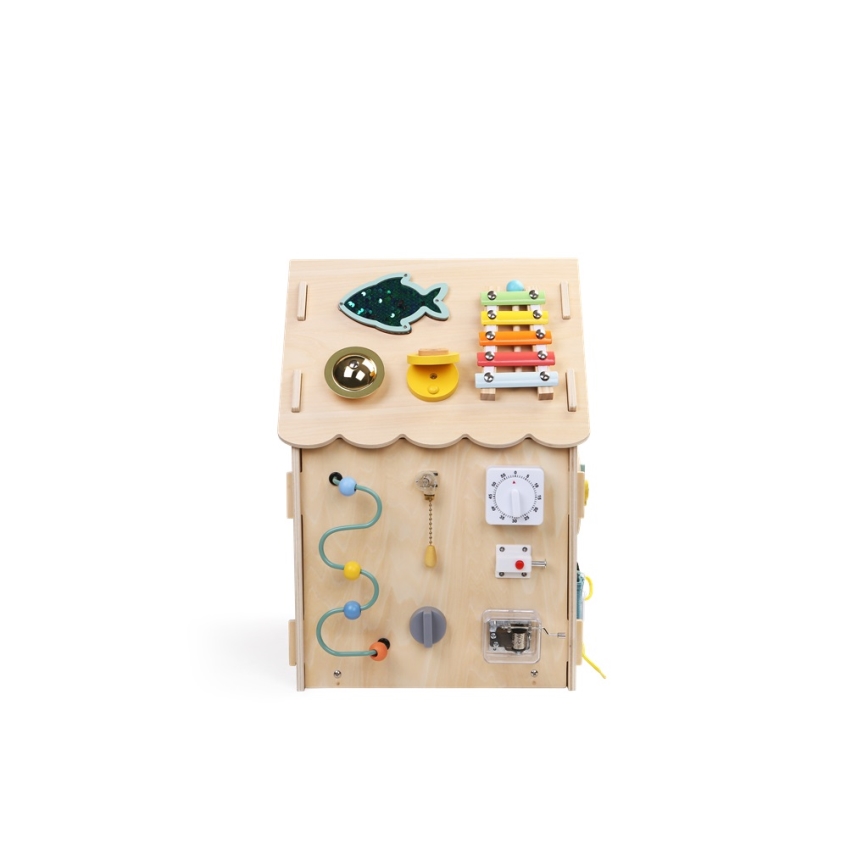 2Kids Toys - Activity board kućica bež