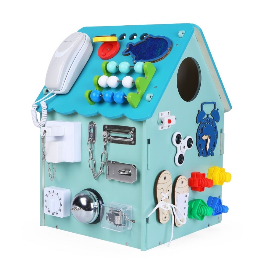 2Kids Toys - Aktivna ploča kućica plava