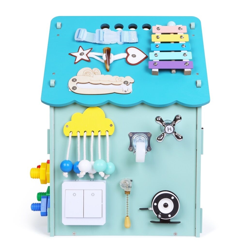 2Kids Toys - Aktivna ploča kućica plava