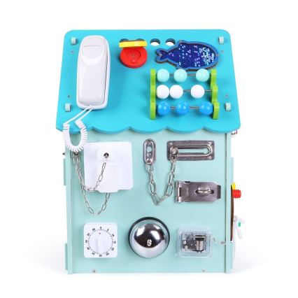 2Kids Toys - Aktivna ploča kućica plava
