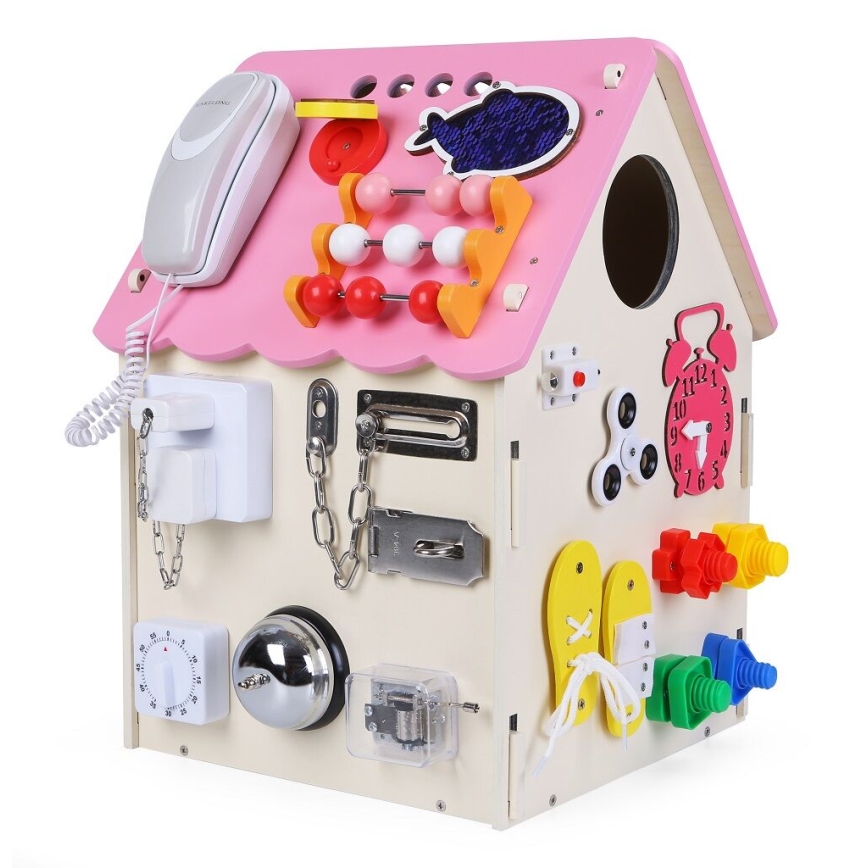 2Kids Toys - Aktivna ploča kućica ružičasta