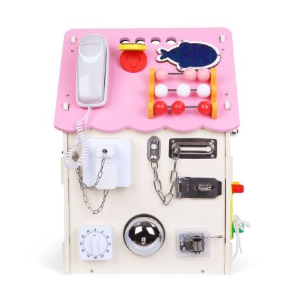 2Kids Toys - Aktivna ploča kućica ružičasta