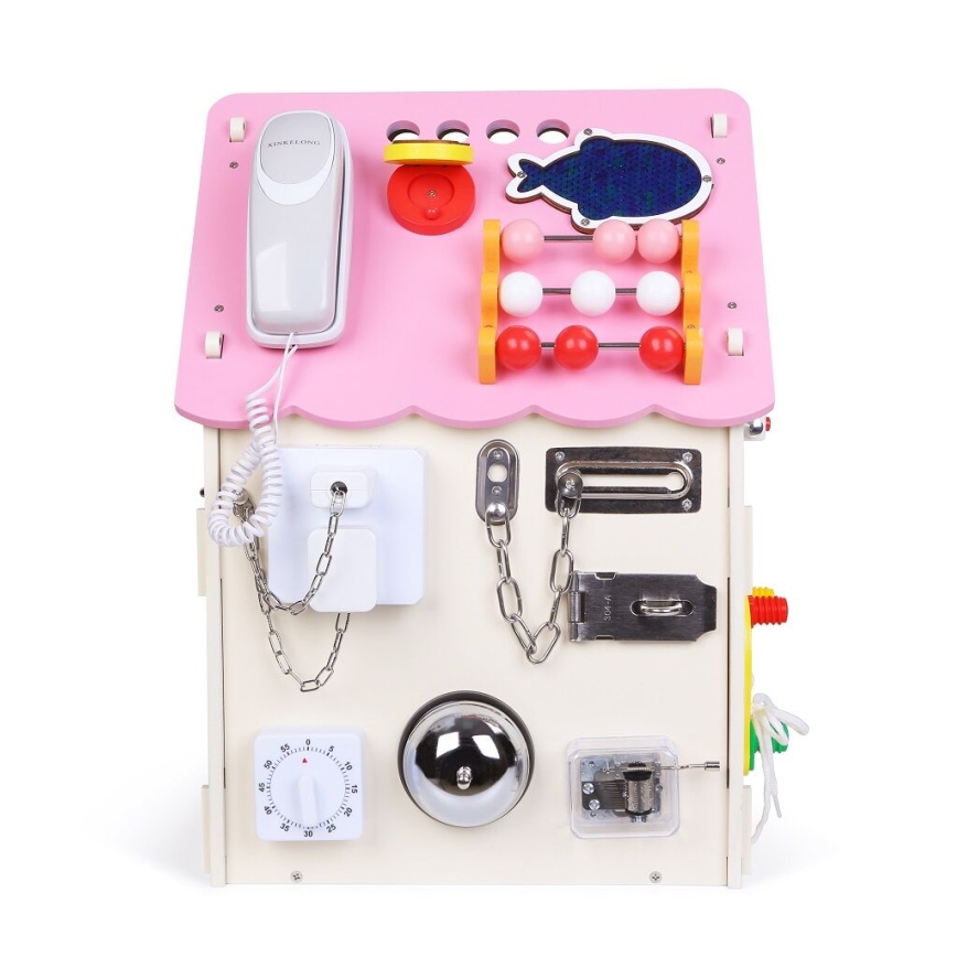 2Kids Toys - Aktivna ploča kućica ružičasta