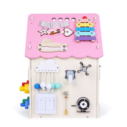 2Kids Toys - Aktivna ploča kućica ružičasta