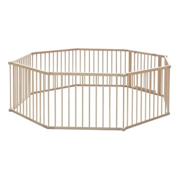 2Kids Toys - Dječja drvena ogradica XXL 210x210 cm bež