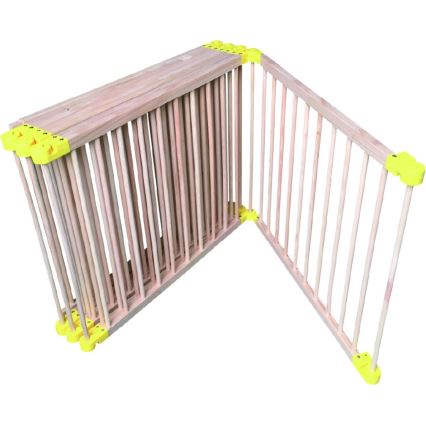 2Kids Toys - Dječja drvena ogradica XXL 210x210 cm bež