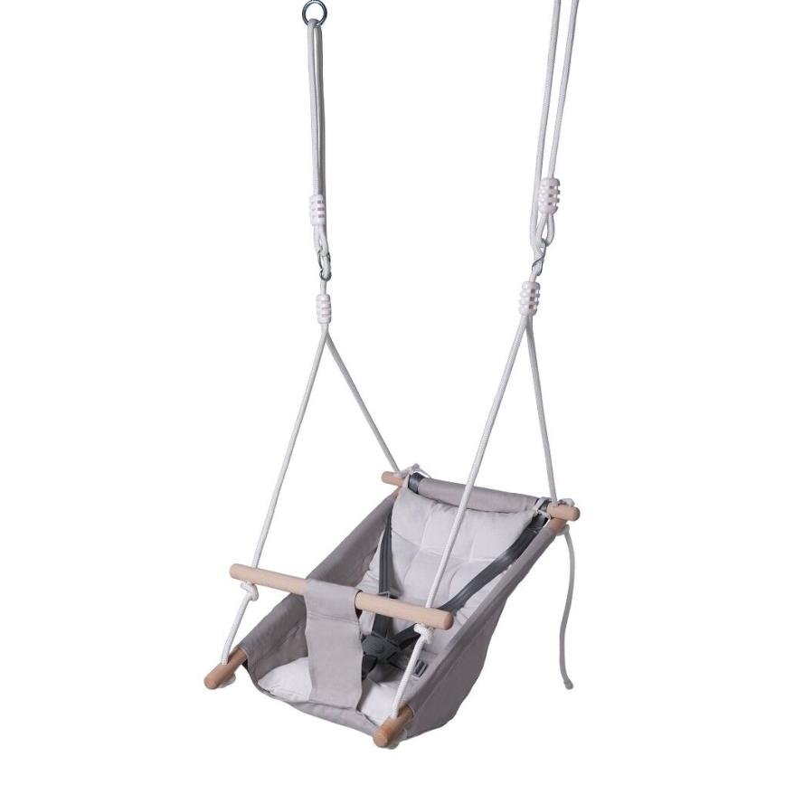 2Kids Toys - Dječja tekstilna ljuljačka za najmlađe siva