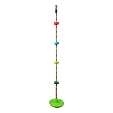 2Kids Toys - Dječja užad za penjanje s diskovima, miješane boje