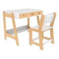 2Kids Toys - Dječji rastući stol s stolicom drvo/bijela