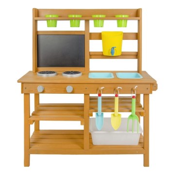2Kids Toys - Drvena vrtna kuhinja